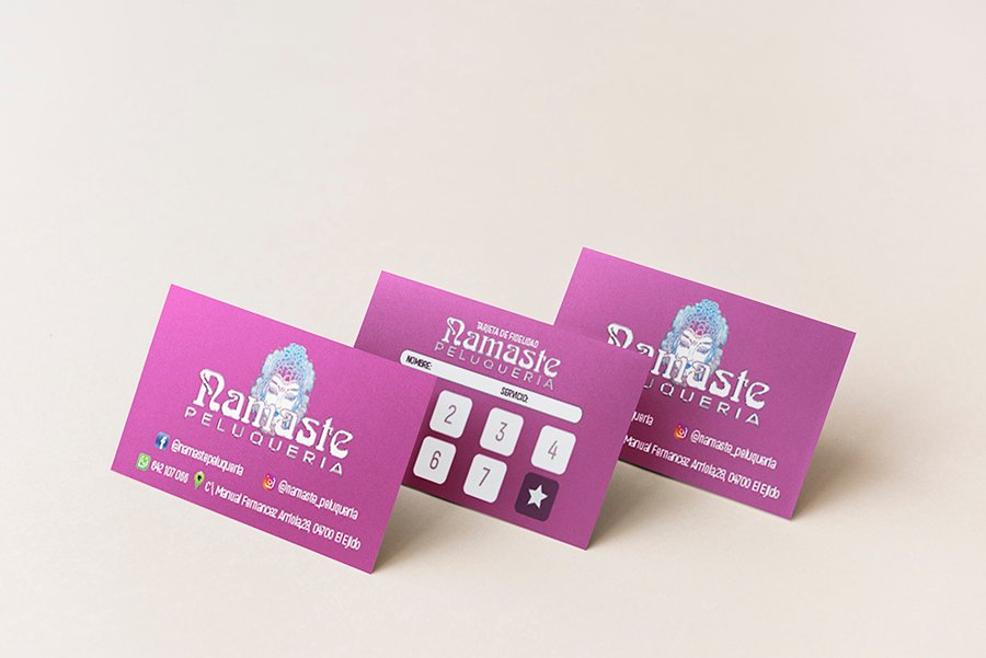 Colorful business cards mockup design